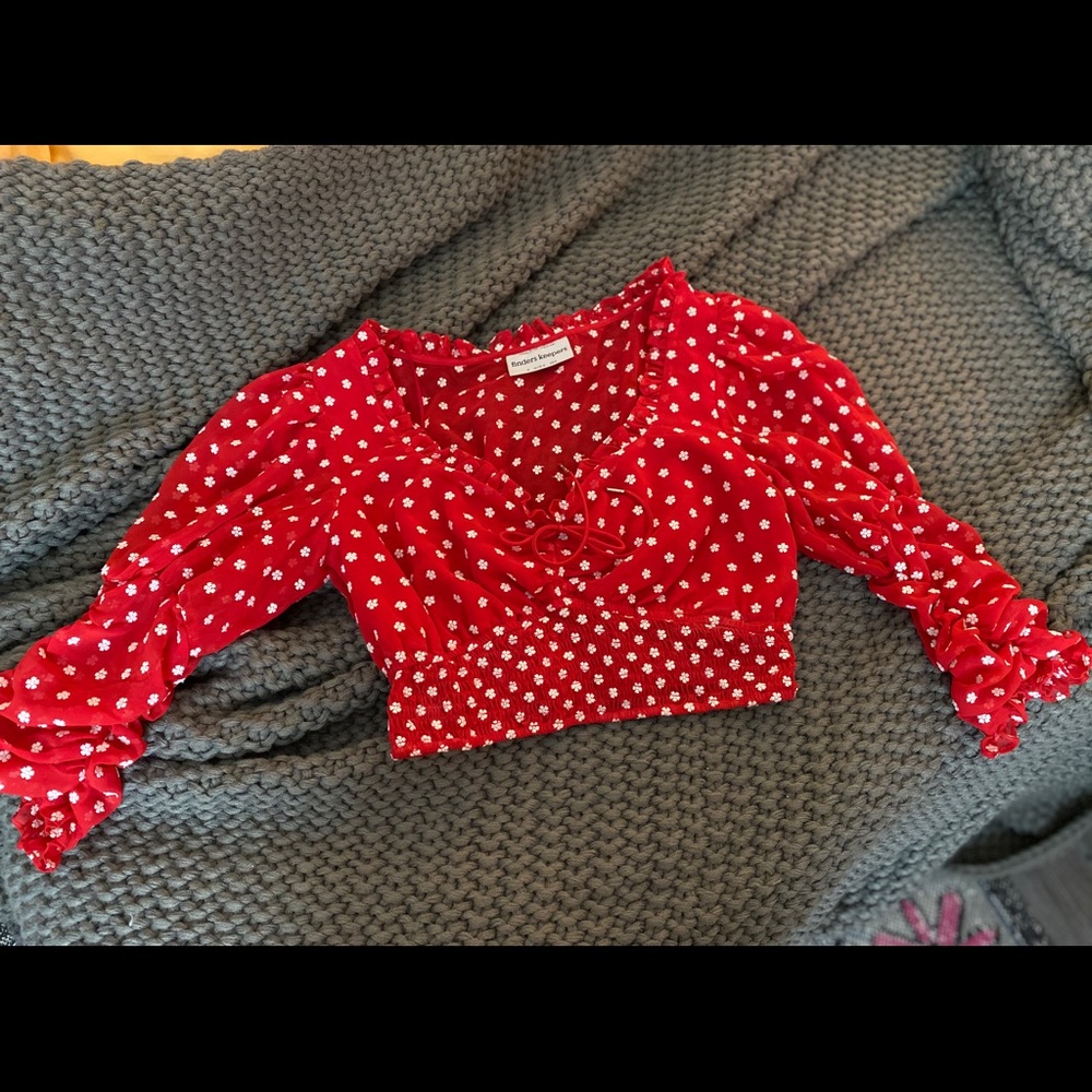 Finders Keepers Crop top blouse